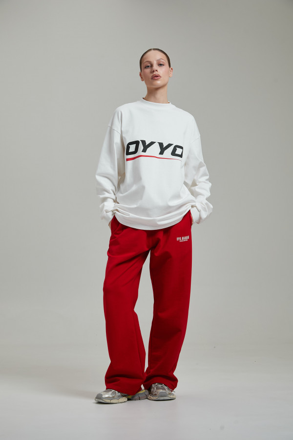 Лонгслив OYYO RACER RED белый M