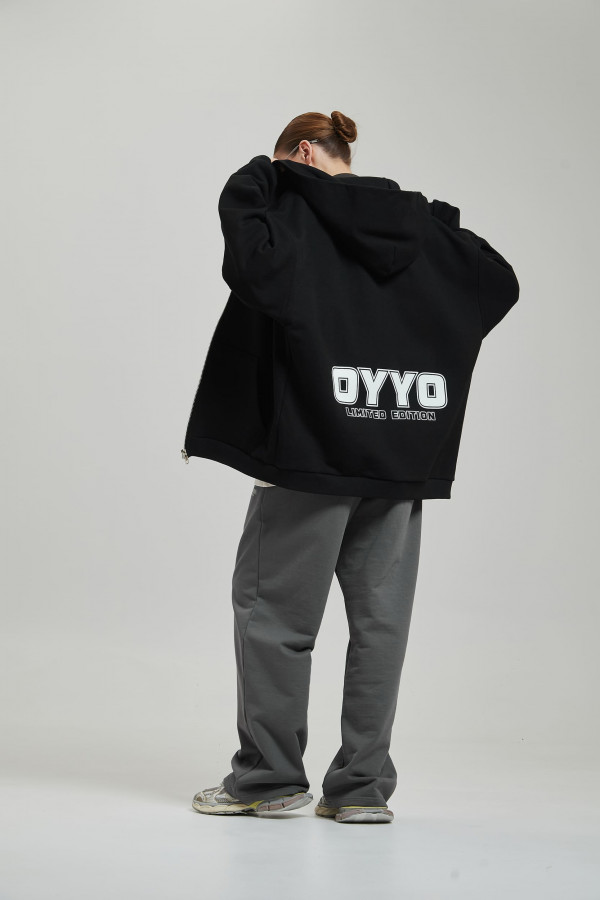 Зип худи OYYO QUADRO черный L