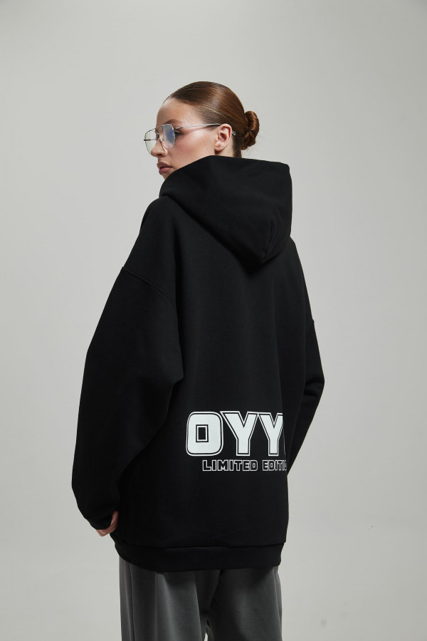 Зип худи OYYO QUADRO черный L