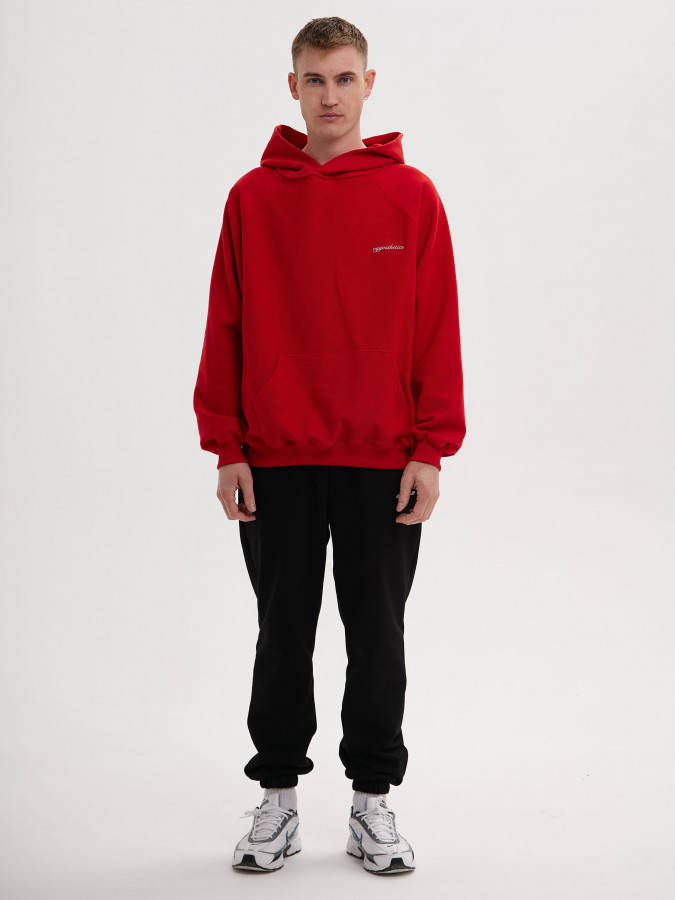 Худи красный OYYOSTHETICS REVERSE (L)