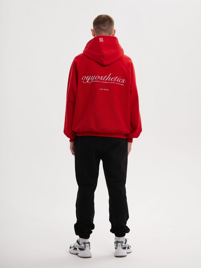 Худи красный OYYOSTHETICS REVERSE (L)