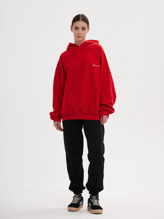 Худи красный OYYOSTHETICS REVERSE (L)
